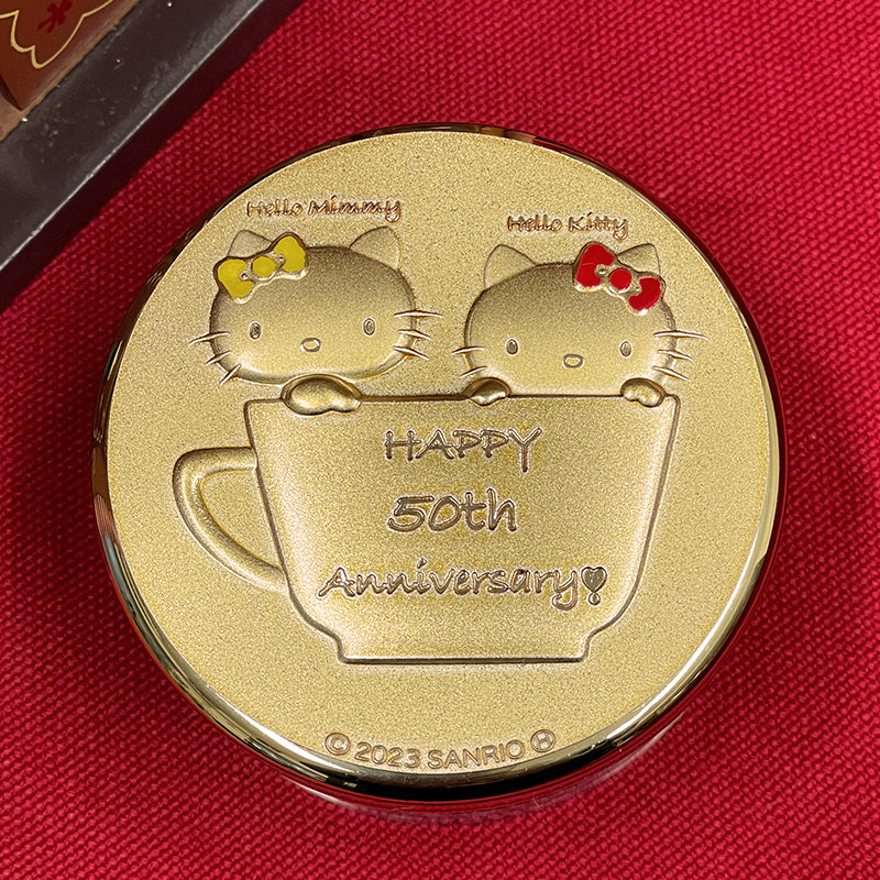 Hello Kitty 50th Music Box・ハローキティ・オルゴール・ゴールド