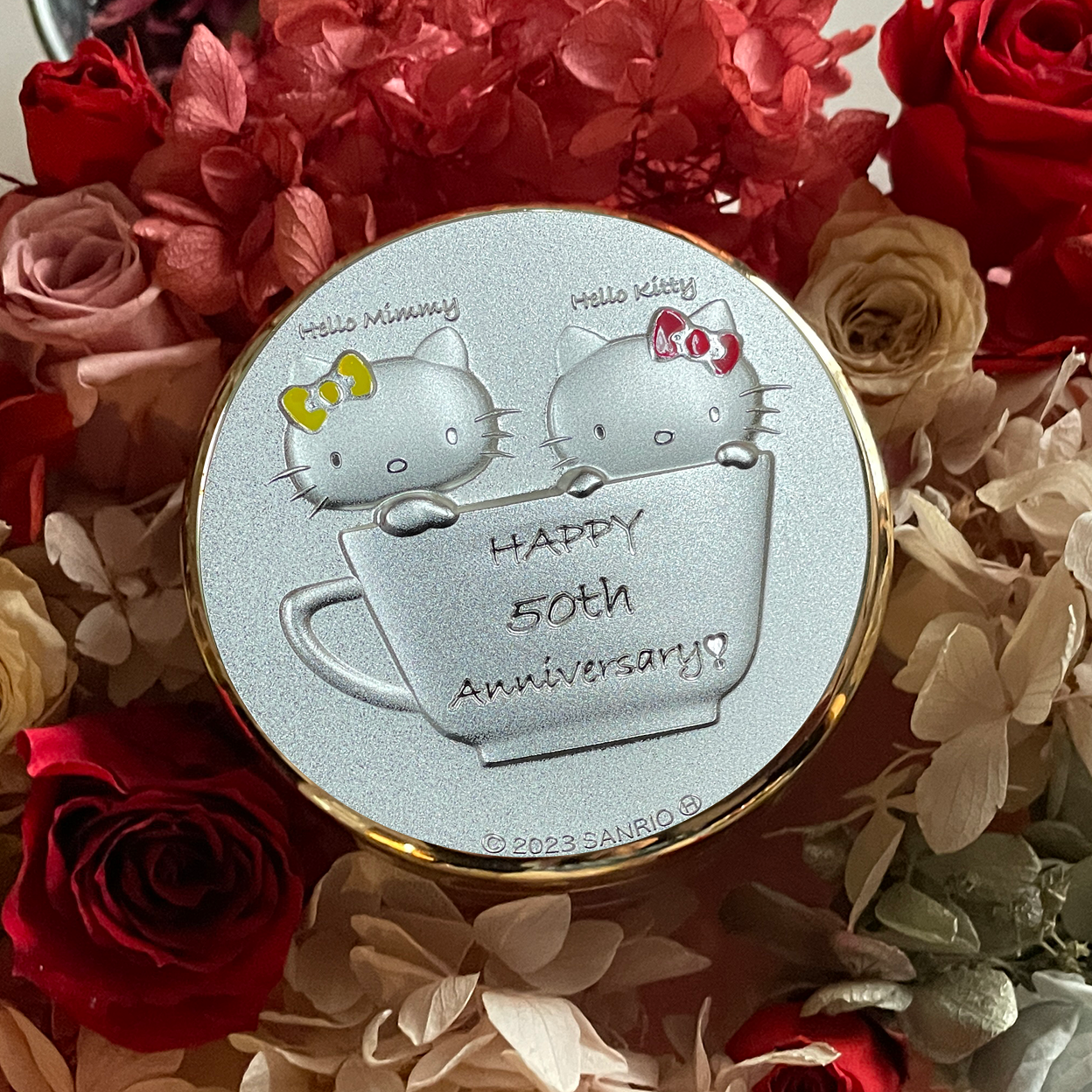 Hello Kitty 50th Music Box-Silver・ハローキティ・オルゴール Hello Kitty 50th Music Box-Silver・ハローキティ・オルゴール